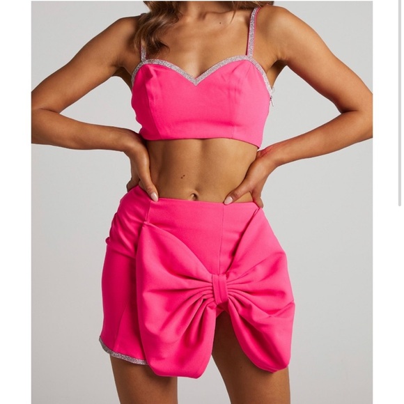 Showpo. Dresses & Skirts - Discontinued Showpo Hot Pink Two Piece Set